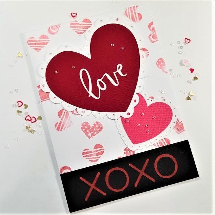 Valentine Cut File Card