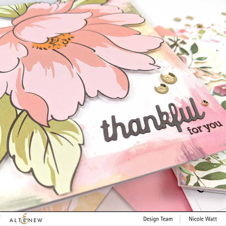 Altenew + Pinkfresh Celebrate Collab - thankful card