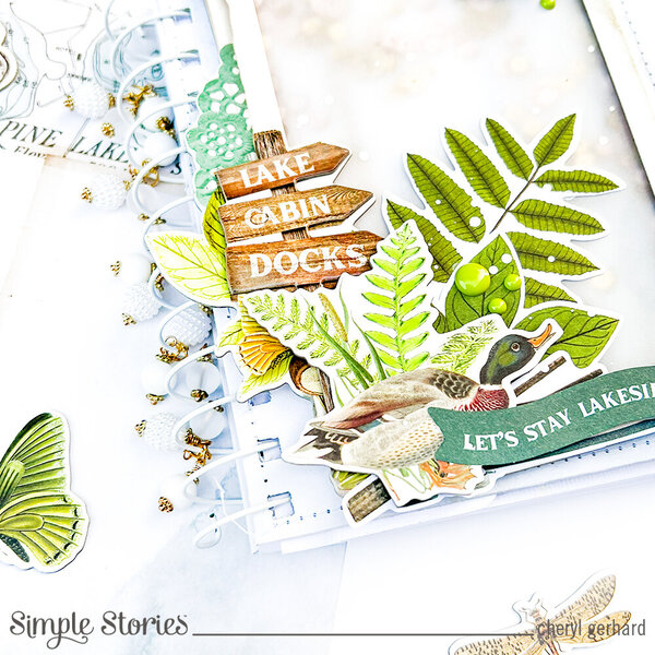 Simple Stories - Simple Vintage Lakeside collection Sticker Book
