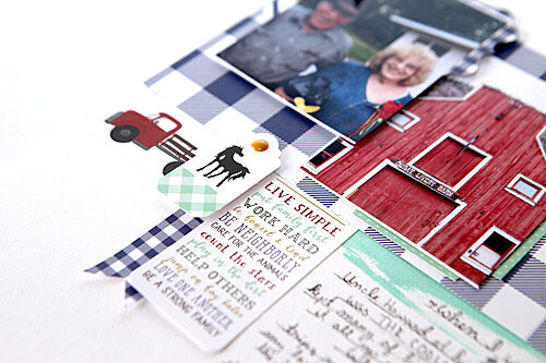 Down on the Farm Scrapbook Page