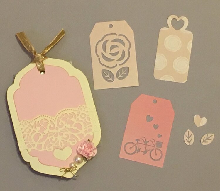 Shabby Chic tag and die cuts
