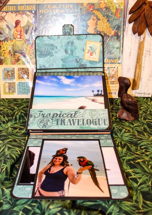 Graphic 45 Tropical Travelogue Mini Album