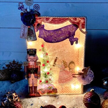 Graphic 45 Nutcracker Sweet Lighted Shadow Box