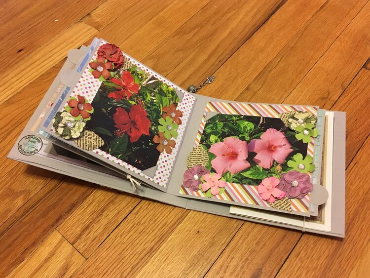 Heavily embellished mini album