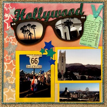 Hollywood Page for NSD Create Your Own Page Kit Challenge