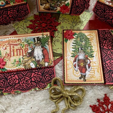 Graphic 45 Christmas Time Cards