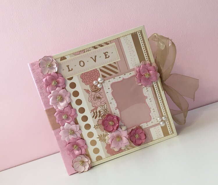 Mini Album with stitched pages