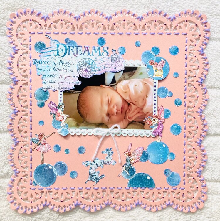Graphic 45 Fairie Wings Dreams Layout