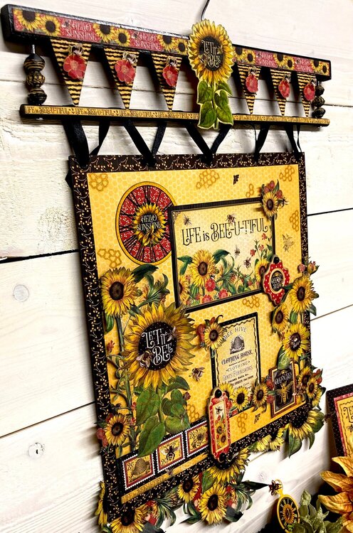 Graphic 45 Let it Bee Wall Hanging