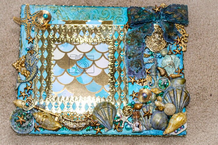 Under the Sea altered canvas for Caroline