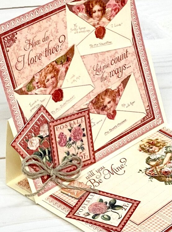 Graphic 45 Time to Flourish Easel Cards