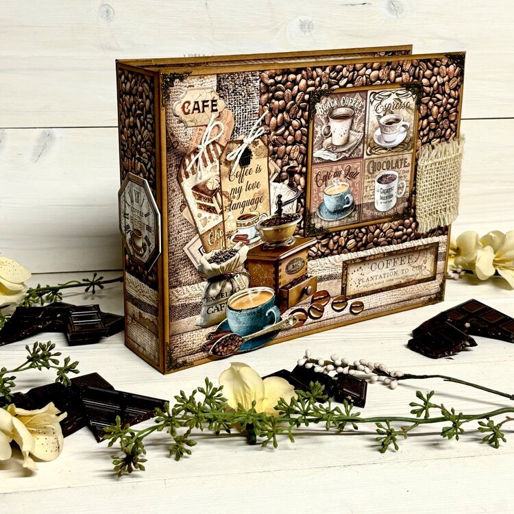 Stamperia Coffee and Chocolate Mini Album