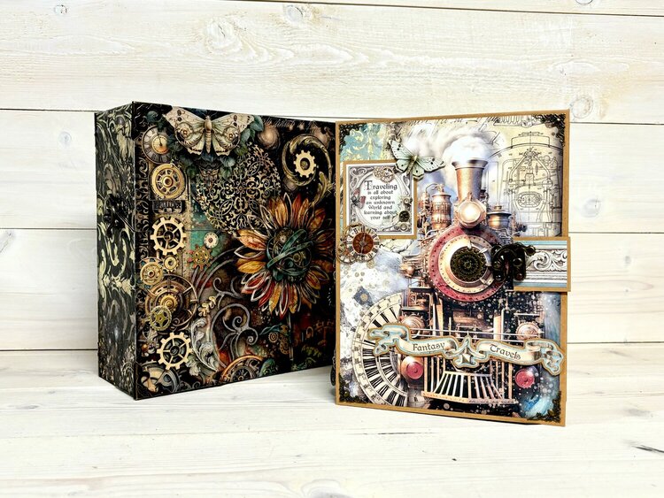 Stamperia Sir Vagabond In Fantasy World Mini Album &amp; Box