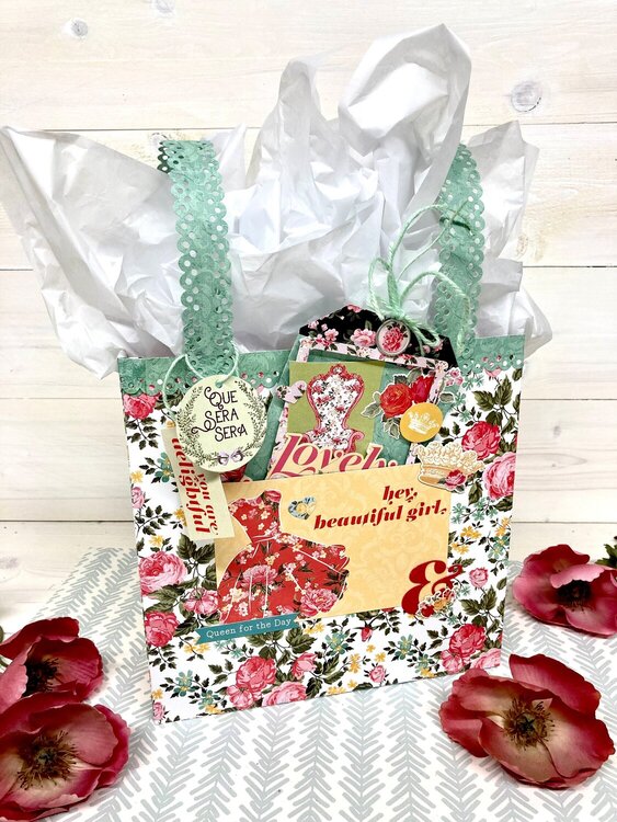 PhotoPlay Belle Fleur Gift Bag &amp; Tag