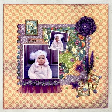 Layout with Graphic 45 Fairie Dust