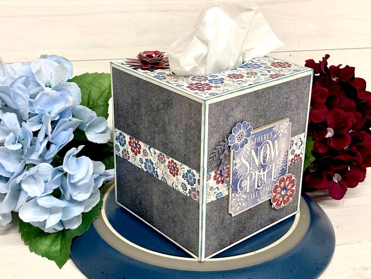 Graphic 45 Let&#039;s Get Cozy Tissue Box