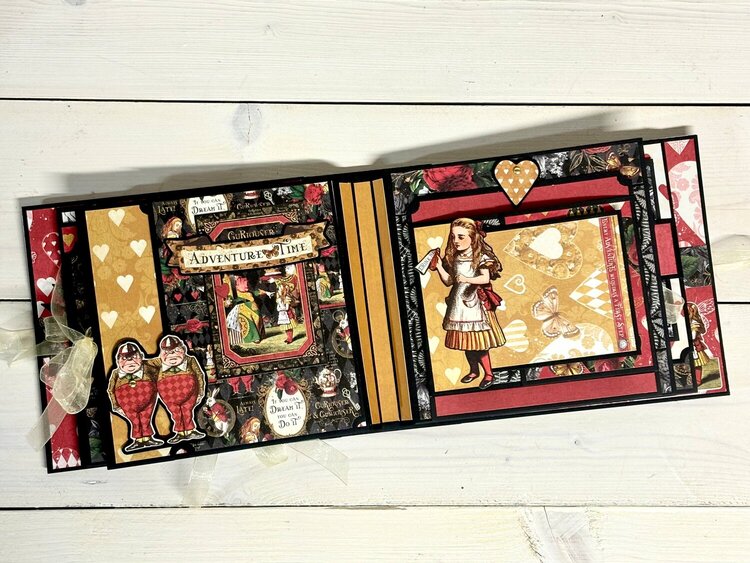 Graphic 45 Curiouser &amp; Curiouser Mini Album Kit