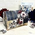 Nautical Treasure Chest Decorated with Mintay Papers Lighthouse
