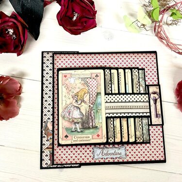 Alice in Wonderland Mini Album - FotoBella Design Team Project
