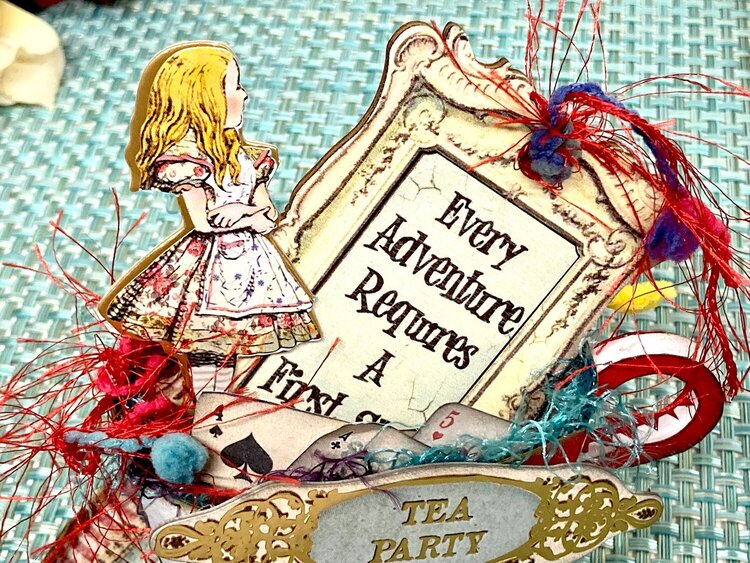 Stamperia Alice in Wonderland Teacup for FotoBella Design Team