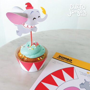 Dumbo Cupcake Topper