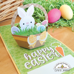 Easter Basket Pop-Up Card - INSIDE