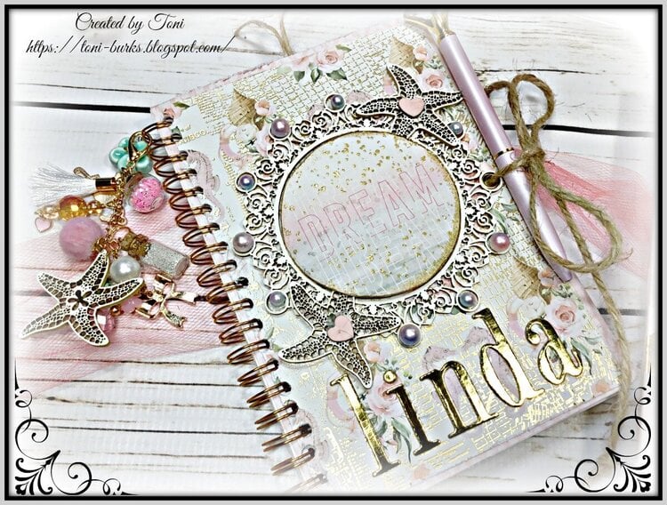 Altered Notebook &amp;amp; Embellishment Folio Swap for Reneabouquets