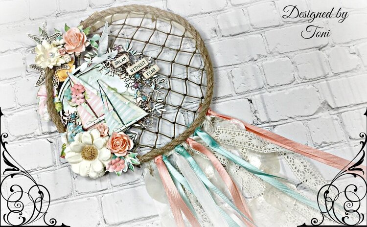 Altered Embroidery Hoop Dream Catcher *Reneabouquets