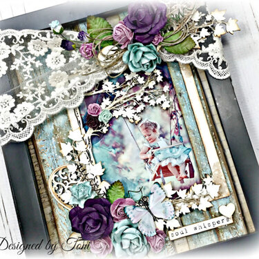 "Soul Whispers" Altered Frame Layout for Reneabouquets