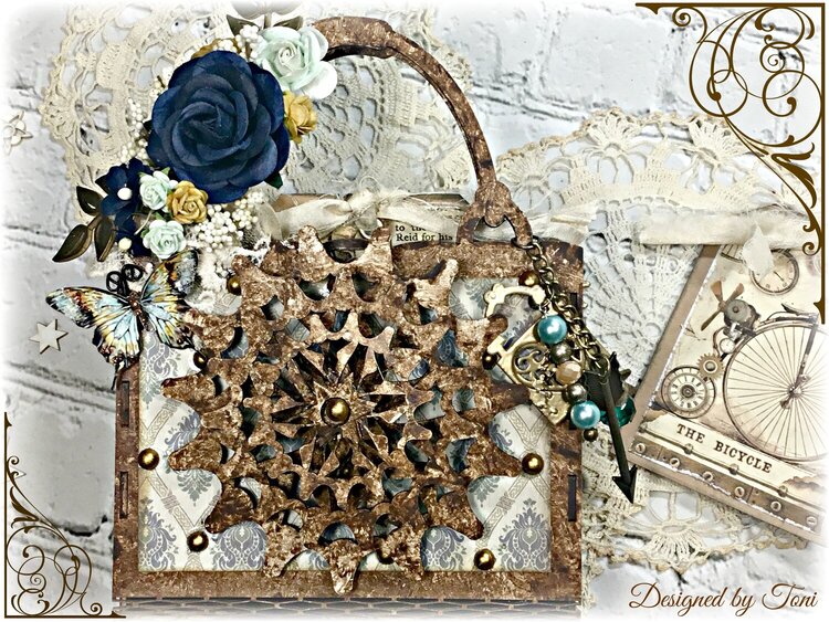Steampunk 4D Purse With Rotating Gears *Reneabouquets