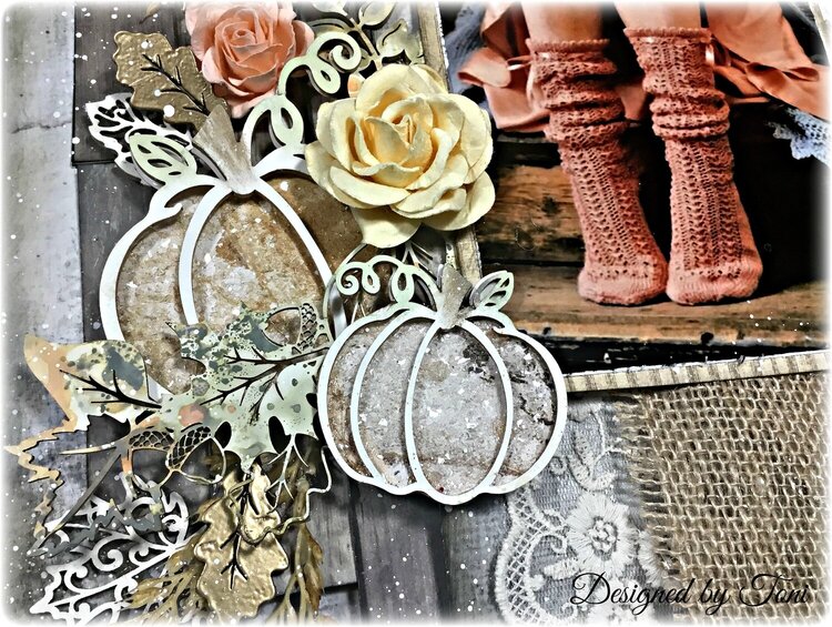 Mixed Media Autumn Layout *Reneabouquets