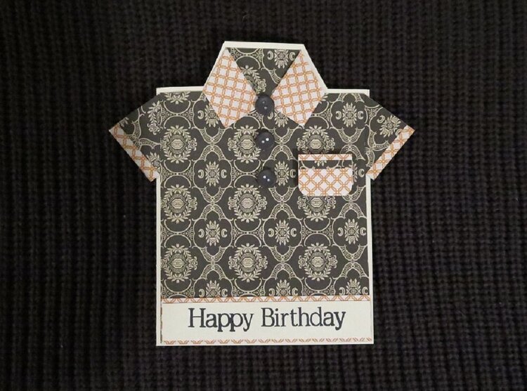 Polo Shirt Birthday Card