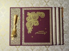 2021 Card #33 - Four Page Anniversary Bookbinding Card