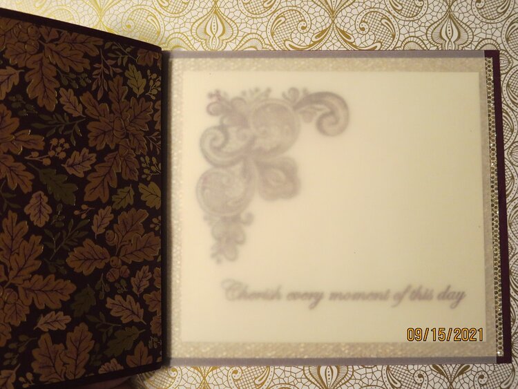 2021 Card #33 - Four Page Anniversary Bookbinding Card - Inside 5