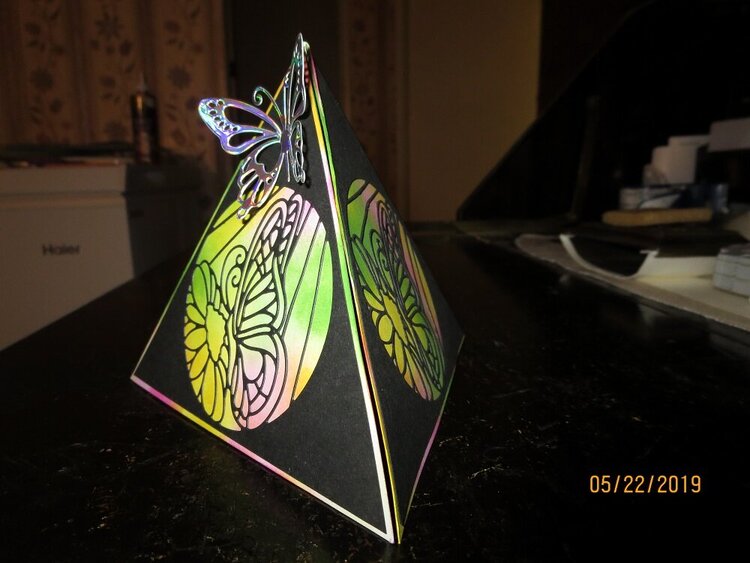 Pyramid Fold Birthday Card
