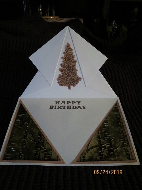Arrow Fold Birthday Card