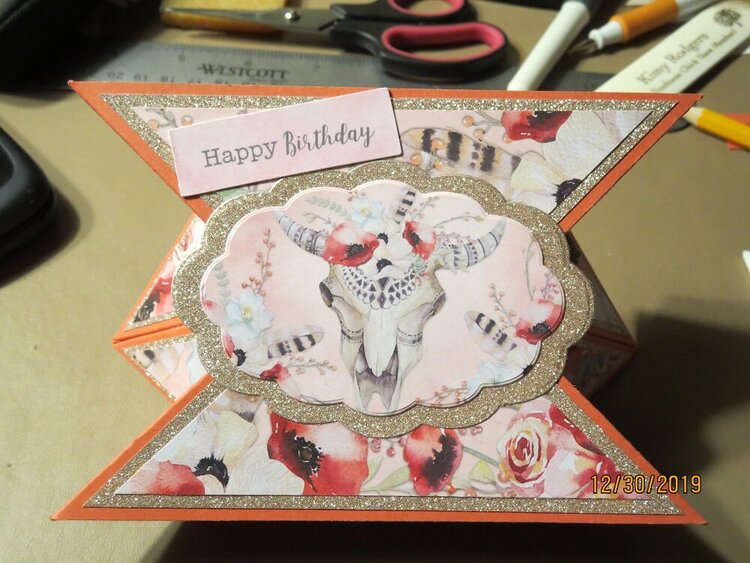 Tricorn Style Fold Cards for Upcoming Birthdays