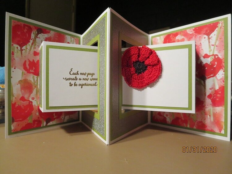 Interlock Double Concertina Encouragement/All Occasion Card Project