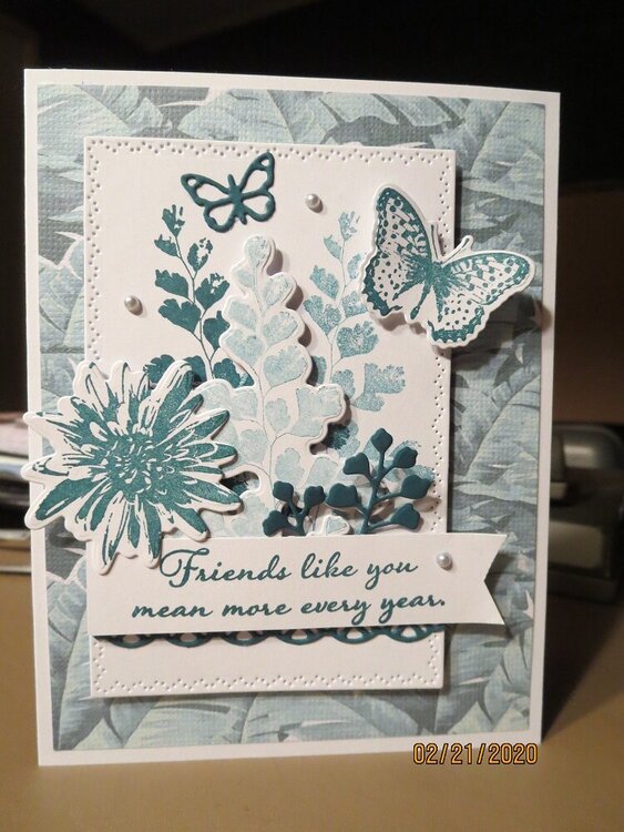 Monochromatic Friendship/Birthday Card