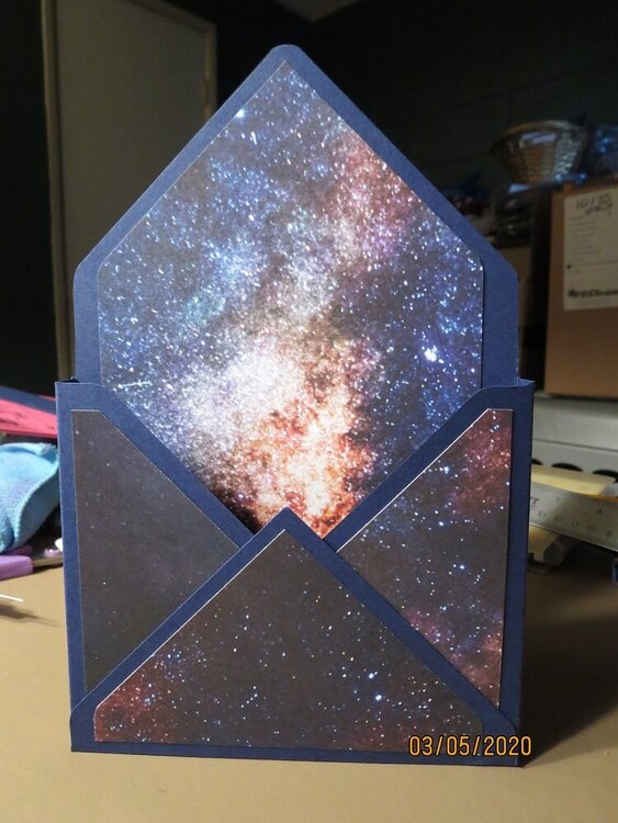 Special Galaxy Envelope Box Card - building