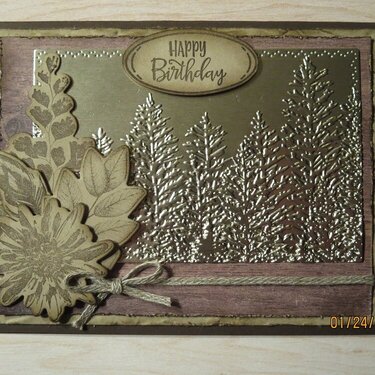 2021 Card #6 - Rustic Elegance Masculine Birthday