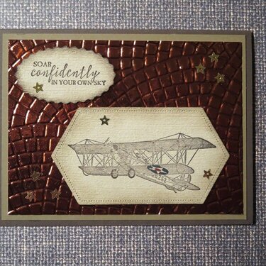 2021 Card #14 - Vintage Plane Graduation Card