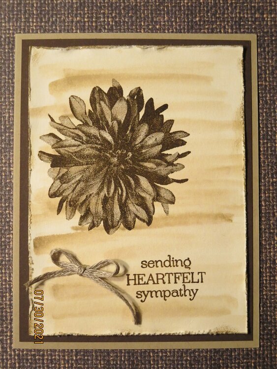2021 Card #27 - Fast and Simple Sympathy Card