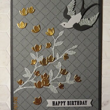 2022 Card #5 - Another Birthday, Another Swallow