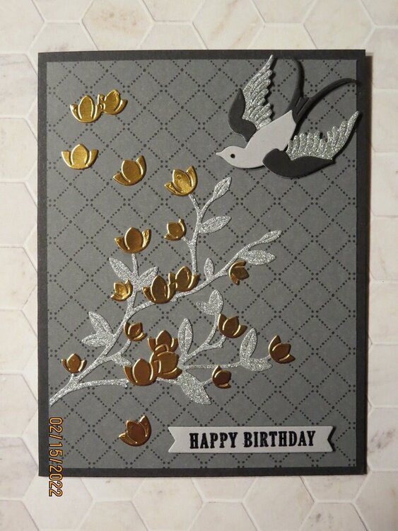 2022 Card #5 - Another Birthday, Another Swallow
