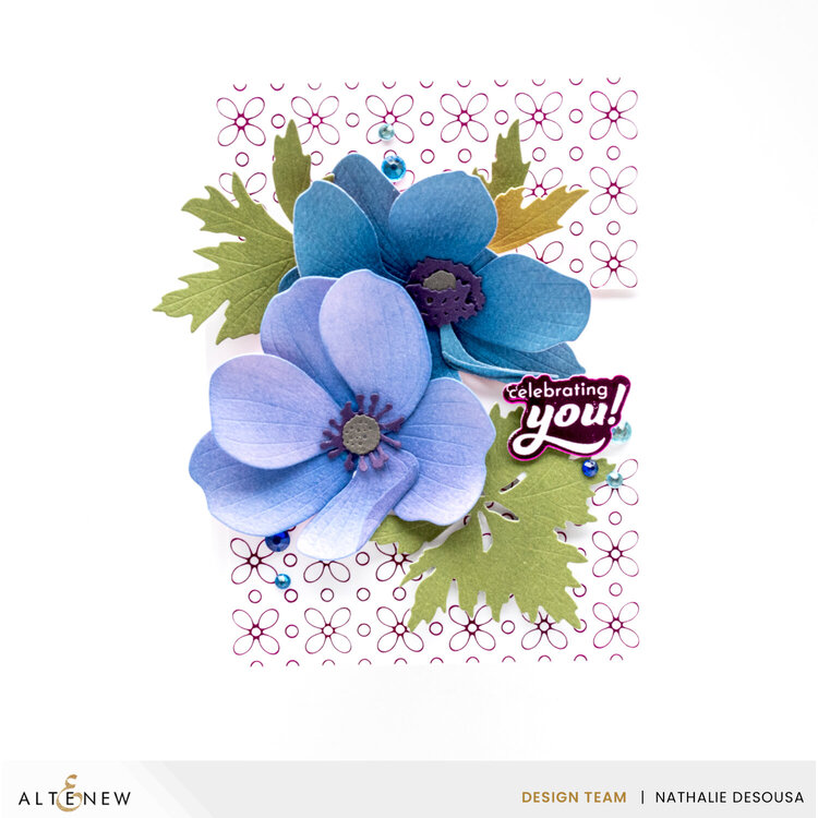 Craft A Flower - Anemone Blue Poppy Layering Dies