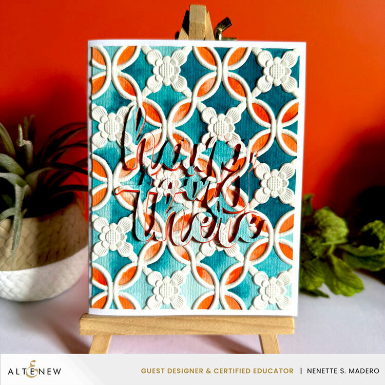 Botanical Rails 3D Embossing Folder