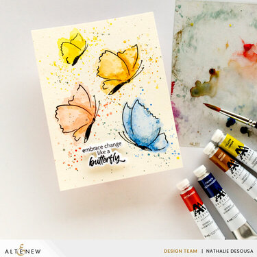 Altenew - Dies - Paint & Stamp Butterflies