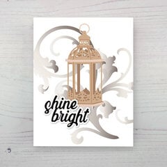 Elegant Flourish Simple Coloring Stencil Set (3 in 1)