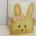 Easter Bunny Candle Wrap